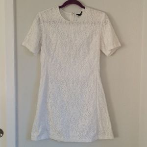 Theory White Lace Dress [4]